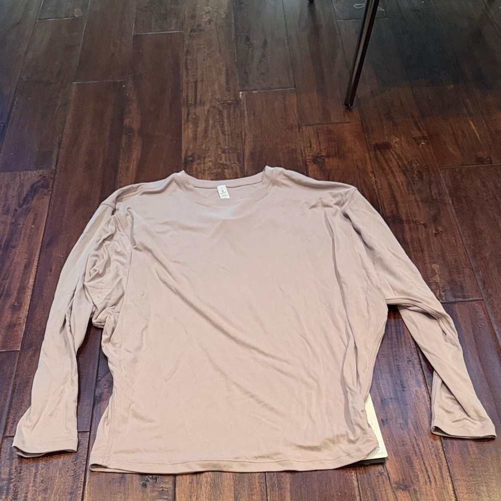 Woman’s Tan Long Sleeve Shirt